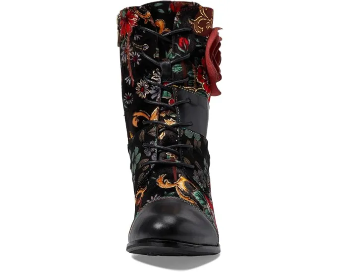 Ботильоны L'Artiste by Spring Step Roselia с гобеленовым цветочным узором