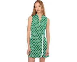 Lilly Pulitzer Платье для гольфа Catarina с рюшами и защитой UPF 50+