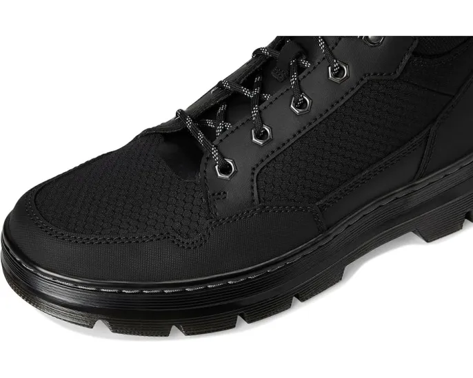 Кроссовки Dr. Martens Rakim Mk.02 высокие с верхом из премиальной кожи и переработанного холста