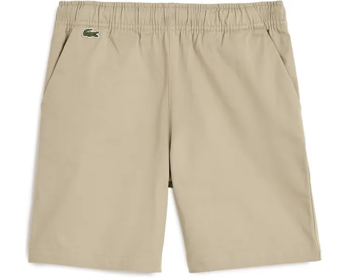 Lacoste шорты stretch twill для подростков с эластичным поясом
