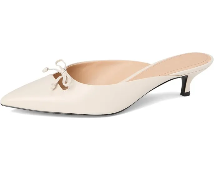 Туфли-мюли COACH Runway с острым носком и бантом на союзке
