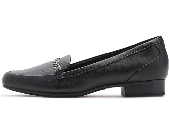 Лоферы Clarks Juliet Mia с квадратным носком и низким каблуком из кожи