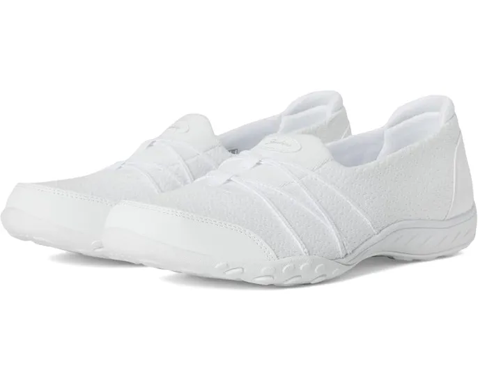 Слипоны Skechers Breathe Easy с эластичным верхом и памятью формы
