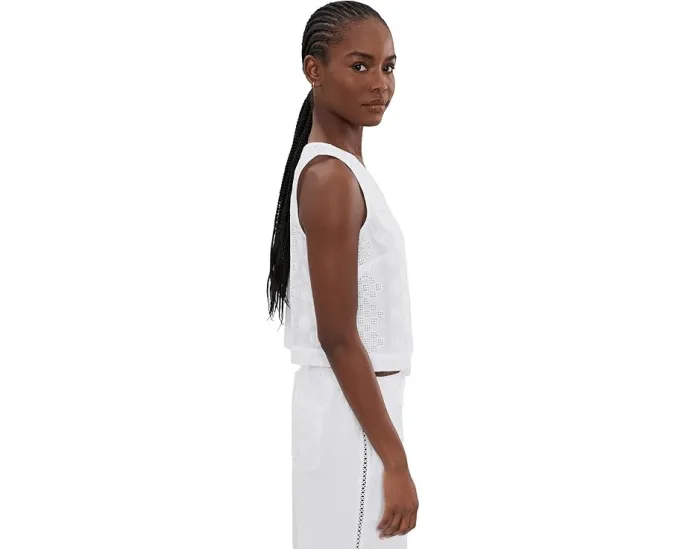 Kenzie Geo Eyelet Tank