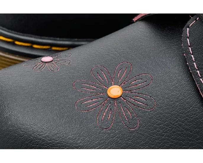 Dr. Martens детские ботинки 1460 Y из гладкой кожи на молнии