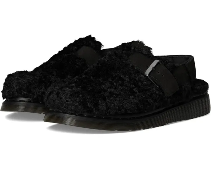 Dr. Martens Jorge II мулы с подкладкой из искусственного меха Borg и регулируемыми ремнями