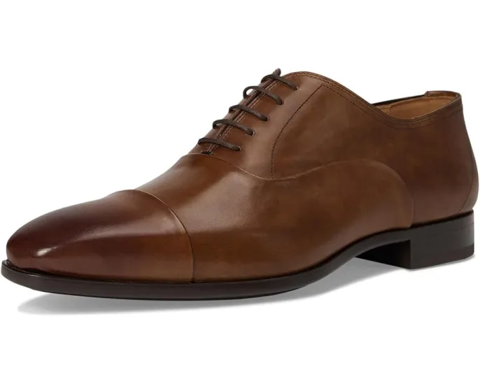 Оксфорды Magnanni 22845-00 с квадратным носком и резиновой подошвой