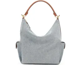 Большая плечевая сумка Lauren Ralph Lauren Blaike из состаренного денима