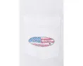 Классическая футболка Vineyard Vines с логотипом USA Surf