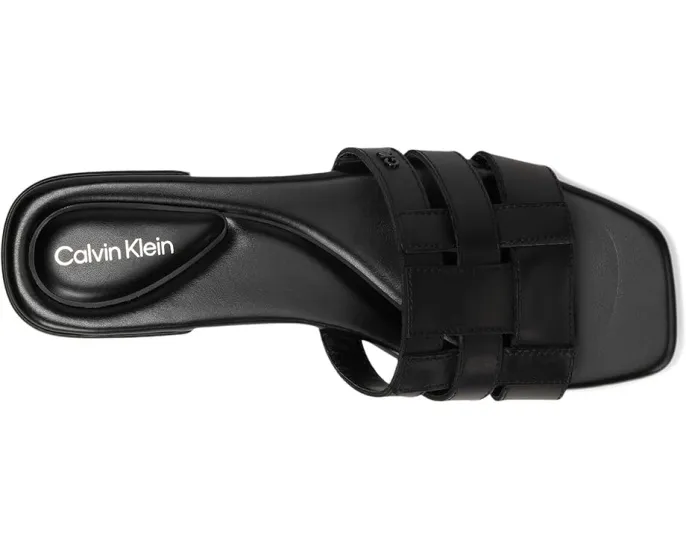 Плоские сандалии Calvin Klein Tessie с квадратным носком и плетеным декором
