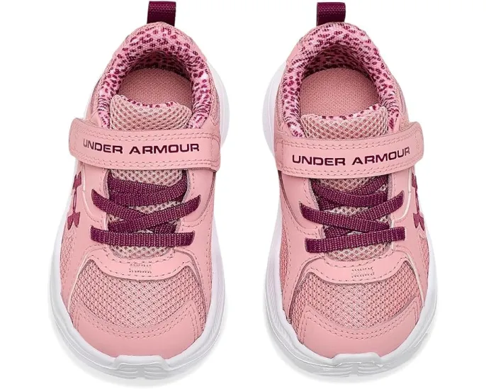 Кроссовки Charged Assert 11 Alternate Closure Under Armour для малышей Posh Pink