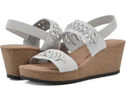 Сандалии White Mountain Pretreat на клиновидном каблуке с плетеными ремешками