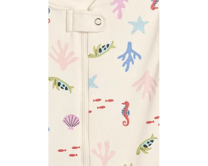 Детский слип HannaJams Print Shortie Sleeper на молнии из органического хлопка