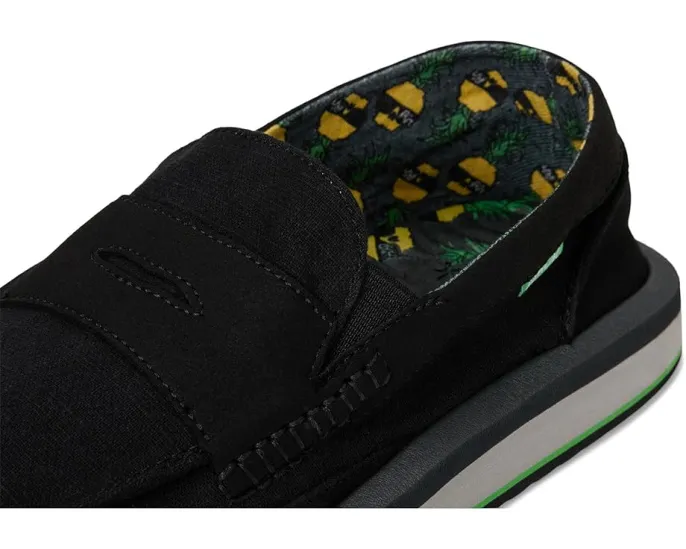 Лоферы Donny Loafer X Ben Gravy с льняным верхом и стелькой с принтом Sanuk