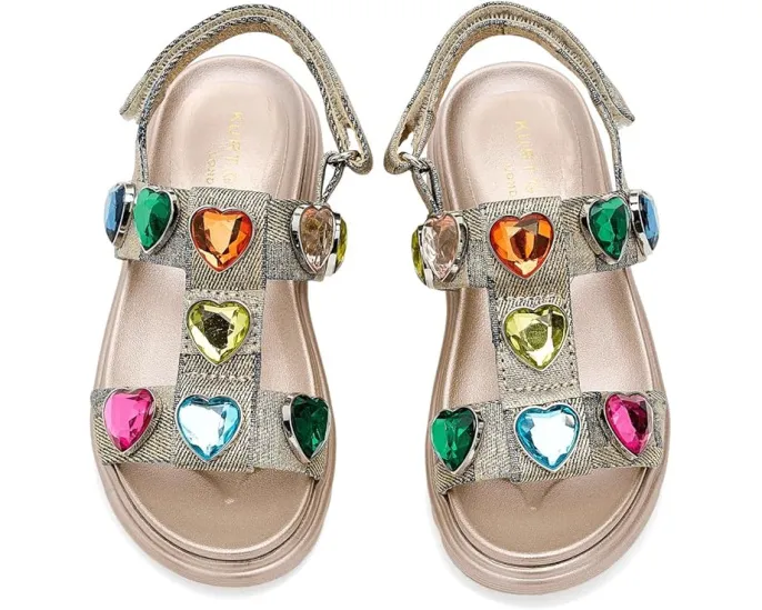 Детские кроссовки Kurt Geiger London Mini Orson Hearts с сердечками