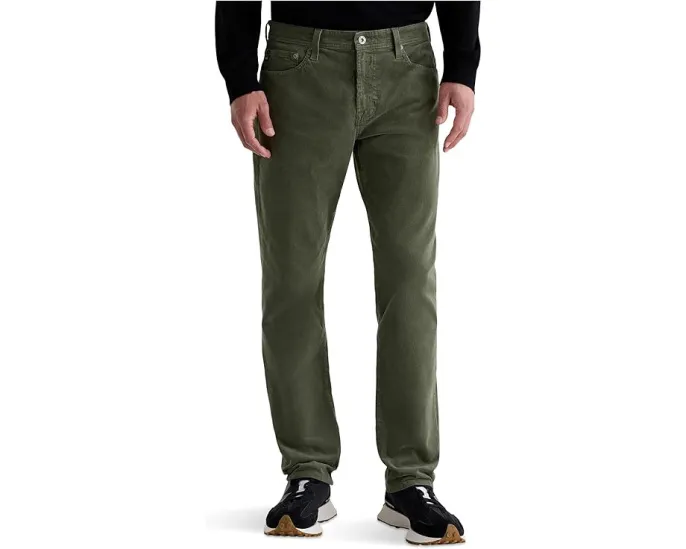 Брюки AG Jeans Everett Slim Straight из вельвета с зауженным низом