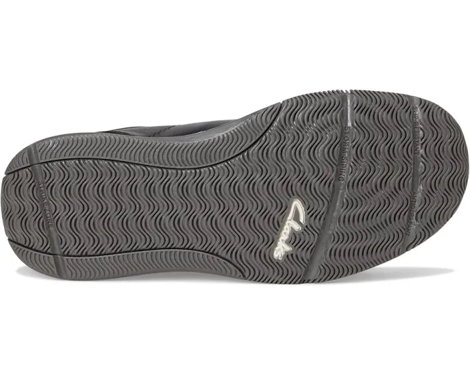 Кроссовки Clarks Townview Lace из премиальной кожи с противоскользящей подошвой