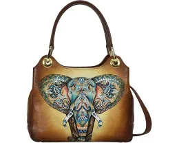 Сумка-сэтчел Anuschka 708 с ремнем-кроссбоди и двумя отделениями