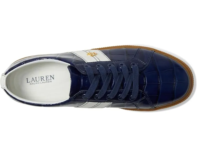 Кроссовки Lauren Ralph Lauren Janson II из кожи с тиснением под крокодила