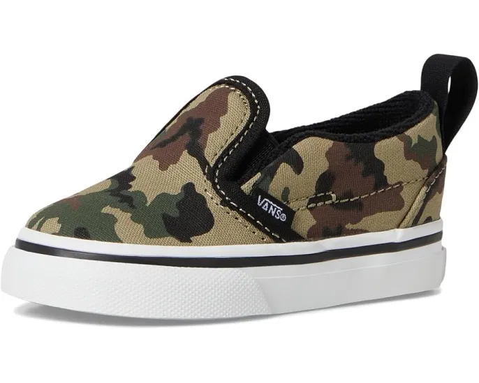 Детские слипоны Vans Slip-On V с вафельной подошвой