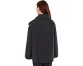 Eileen Fisher пальто с высоким воротом из хлопка и нейлона