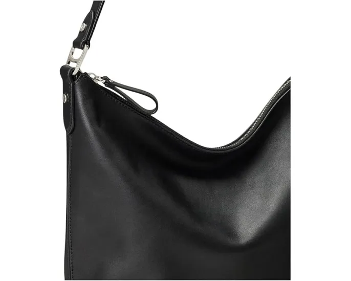 Большая сумка-ведро Lauren Ralph Lauren из натуральной кожи Tasha с ремнем на D-кольцах