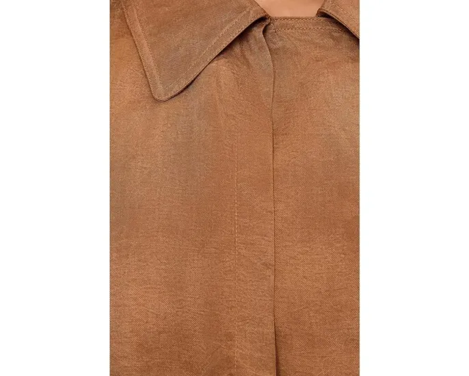 Тренч AllSaints Linnie с поясом и отложным воротником из лиоцелла