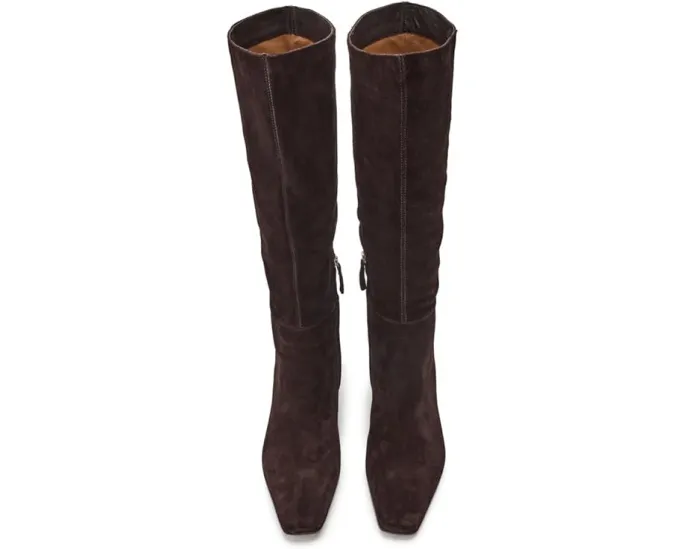 Высокие сапоги Madewell Lexie из замши с квадратным носком