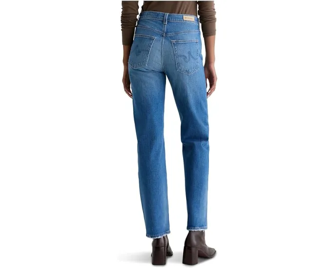 Джинсы AG Jeans Brinley Mid Rise Straight прямые с классической посадкой