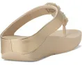 FitFlop Fino Beadie-Button с металлизированным межпальцевым ремешком и бусинами