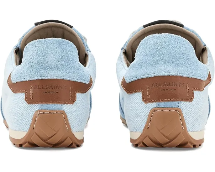Кроссовки AllSaints Liam Low Top с эффектом денима