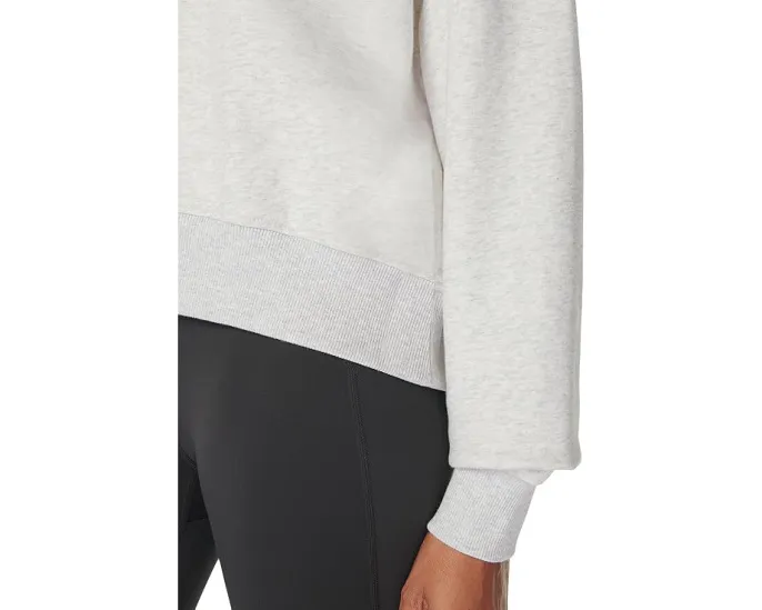 Sweaty Betty Полузипованный кроп-свитшот Revive из хлопка