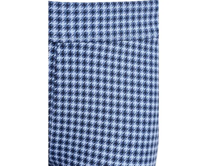 Брюки Janie and Jack из ткани понте в узоре "ёлочка"