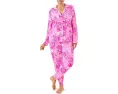 Lilly Pulitzer пижамная блуза с длинным рукавом и пуговицами