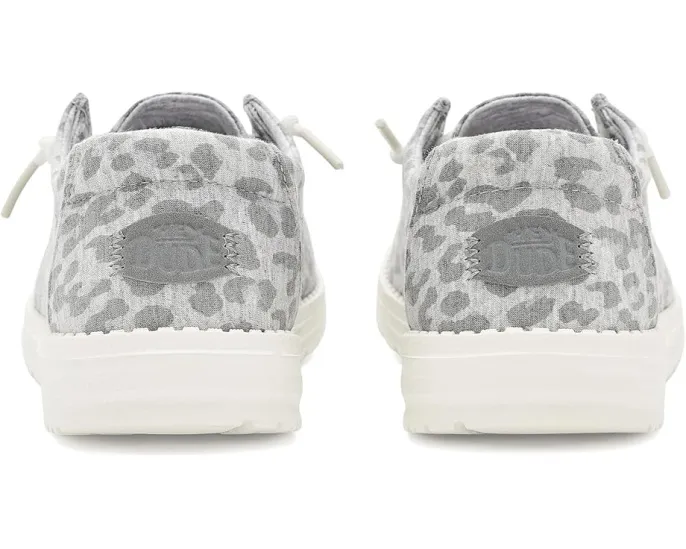 Hey Dude Wendy Stretch Jersey Leopard кеды с принтом
