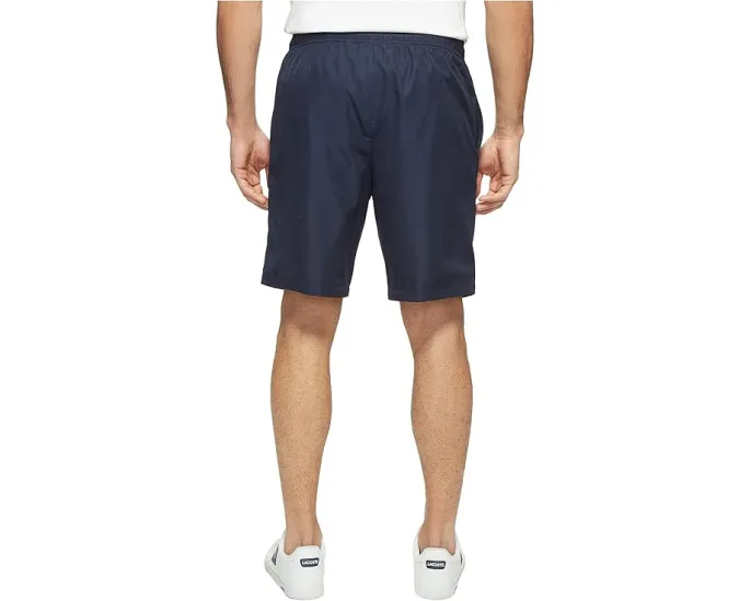 Легкие теннисные шорты Lacoste Diamond Taffeta с принтом