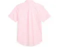 Рубашка Polo Ralph Lauren Kids в полоску из хлопкового поплина с вышитым пони