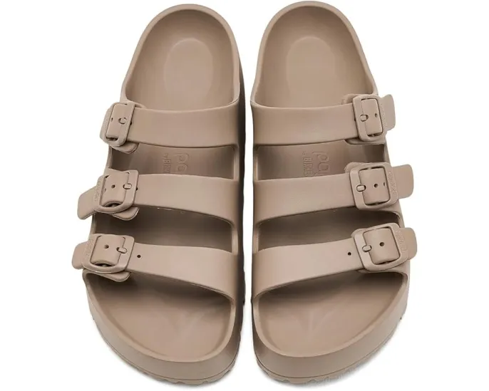 Сандалии Birkenstock Florida Platform Eva на платформе с тремя регулируемыми ремешками