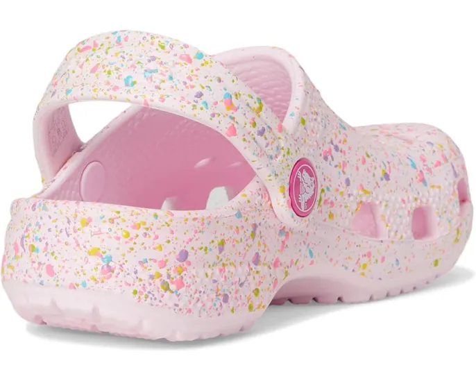 Детские классические кроксы Crocs с узорами и графикой