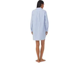 Ночная сорочка Long Sleeve Roll Tab His Shirt с цветочным принтом Lauren Ralph Lauren