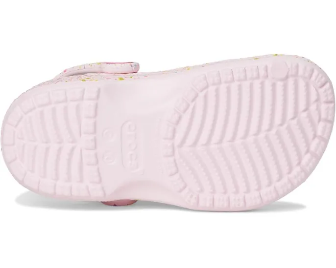 Детские классические кроксы Crocs с узорами и графикой