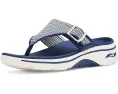 Сандалии SKECHERS GO Walk Arch Fit 2.0 Resort Day с блестками и клиньем