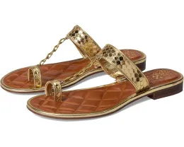 Сандалии Vince Camuto Lexiea на плоской подошве с цепочкой и стеганой подкладкой