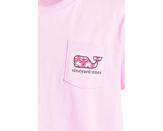 Детская футболка Vineyard Vines Kids с карманом и короткими рукавами