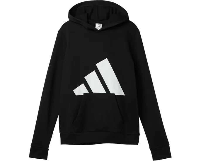 Толстовка adidas Kids Essential с капюшоном и большим логотипом из флиса