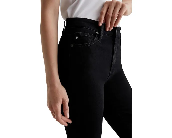 Джинсы AG Jeans Mari Mid Rise Slim Straight с прямым кроем в цвете Alchemy