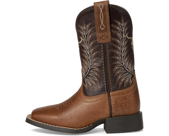 Детские ковбойские сапоги Ariat Stampede с широким мысом