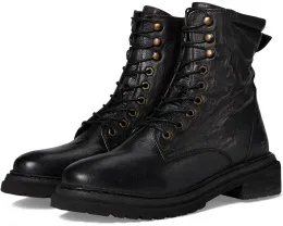 Ботинки Awol на шнуровке с молнией и состаренной кожей от ROAN by Bed Stu