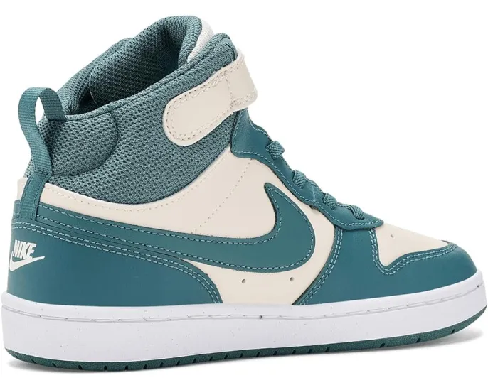 Кроссовки Nike Kids Court Borough Mid 2 для младших детей с застежкой на липучке