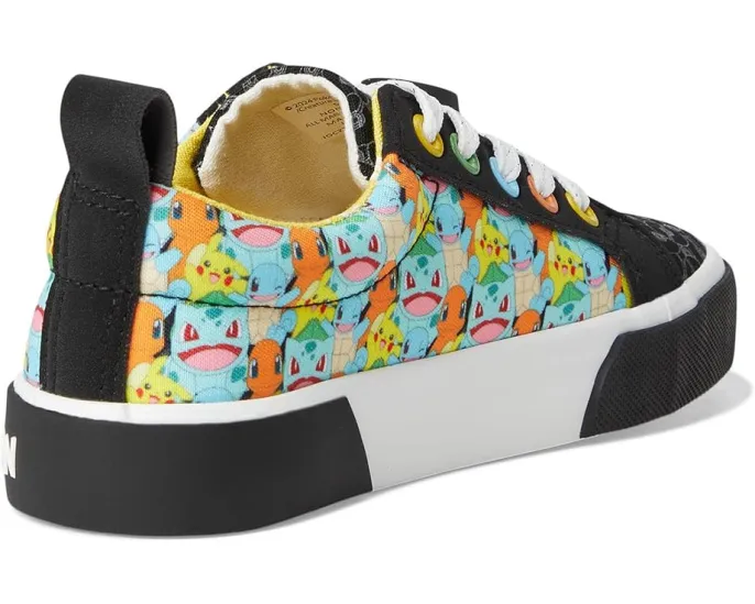 Детские кроссовки Ground Up Pokemon Low Top с принтом персонажей